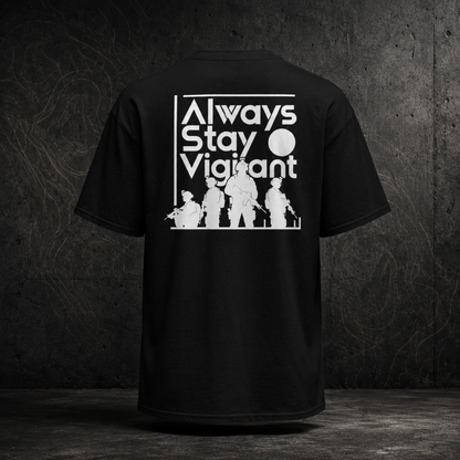 "Stay vigilant" Premium T-Shirt