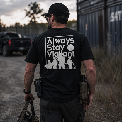 "Stay vigilant" Premium T-Shirt