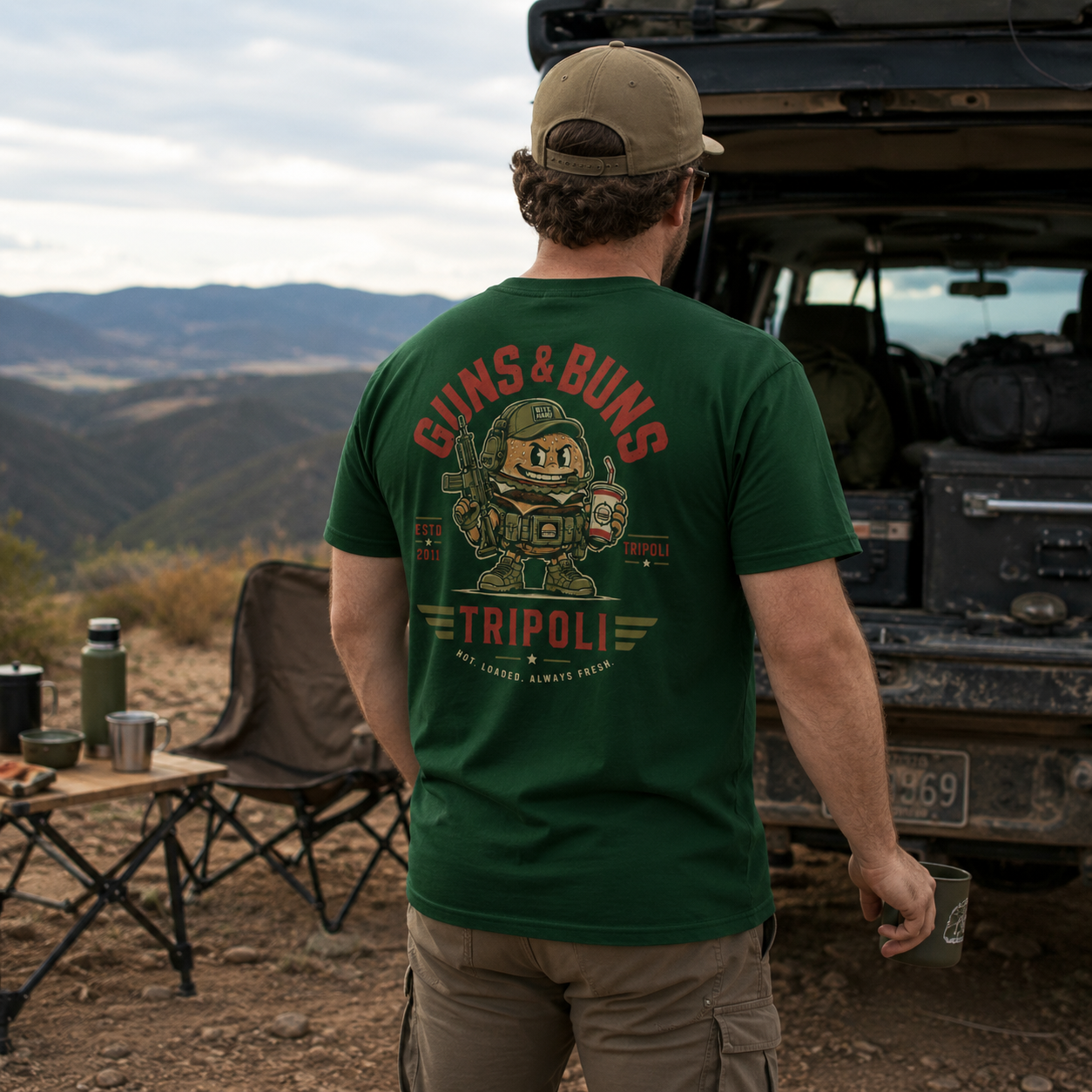 "Guns and Buns" Premium T-Shirt