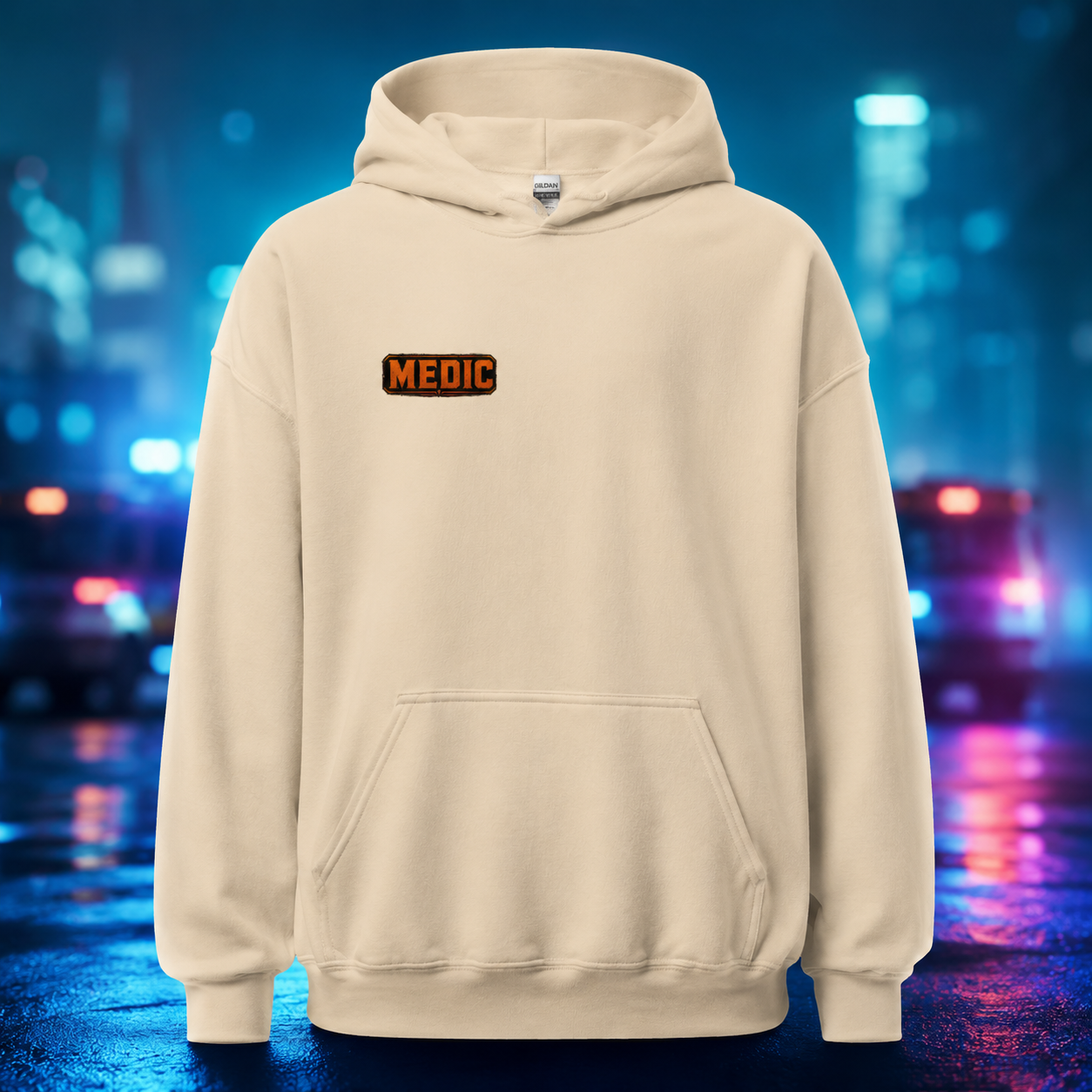 "Never look down on a Medic" Premium Hoodie