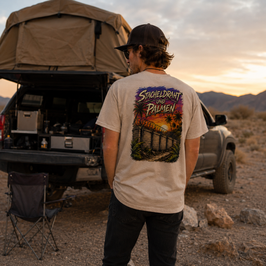 "Stacheldraht und Palmen" Premium T-Shirt