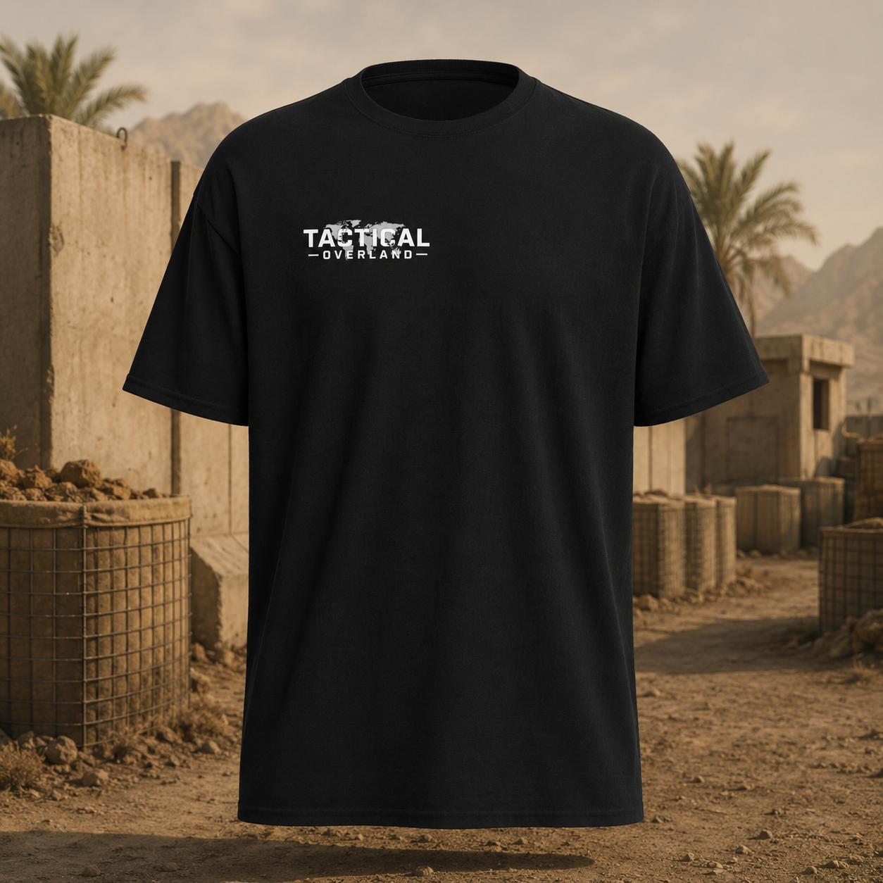 "Stacheldraht und Palmen" Premium T-Shirt